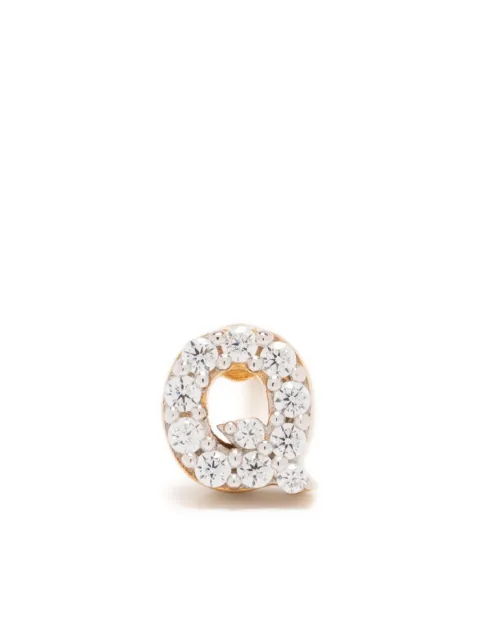 Missoma Initial single stud earring