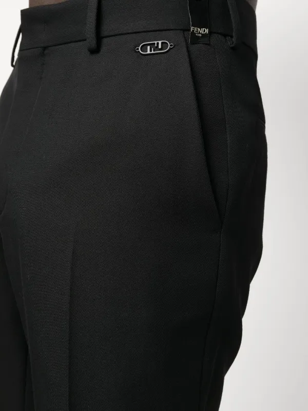 FENDI テーラードパンツ | ブラック | FARFETCH JP