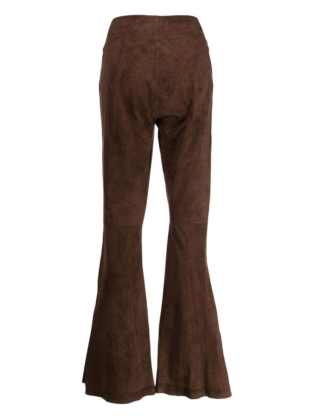 Image 2 of Christian Dior Pre-Owned high-waisted flared suede trousers