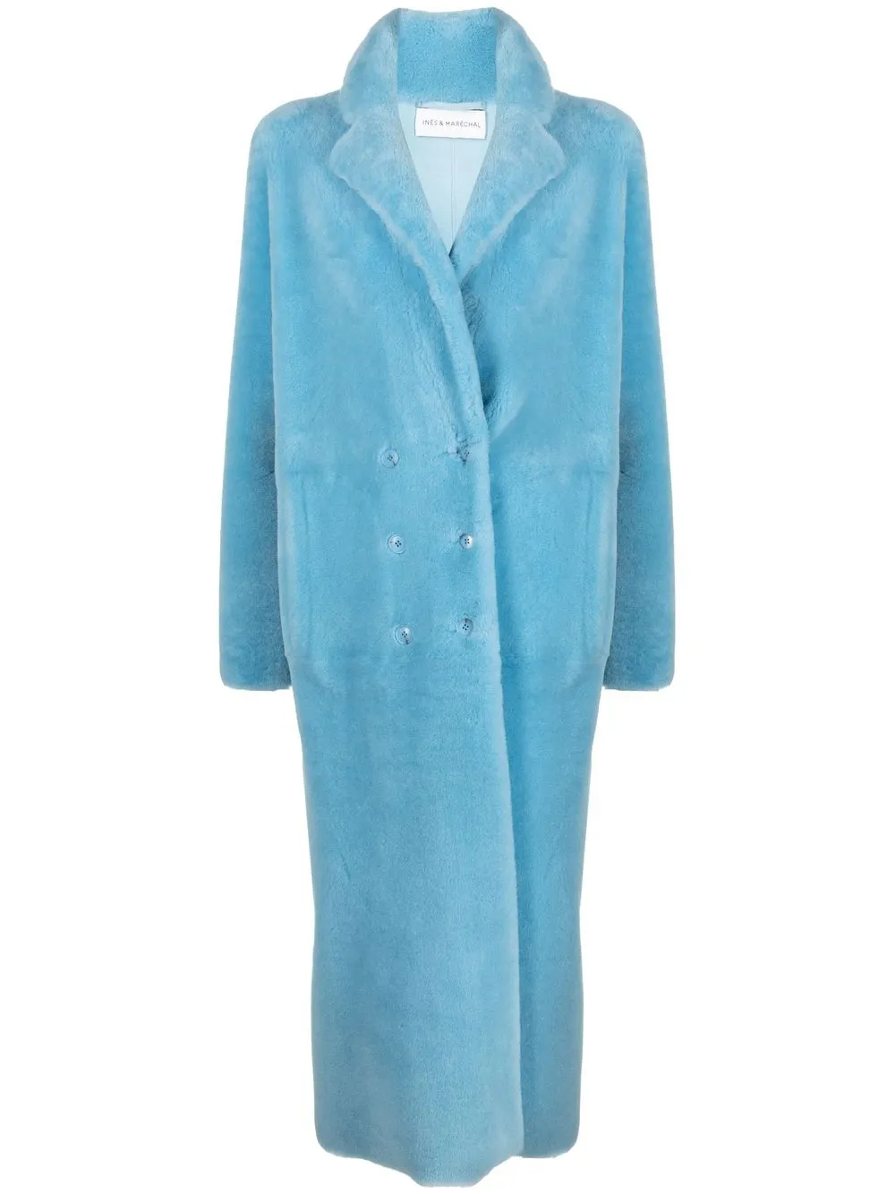 

Inès & Maréchal double breasted coat - Blue