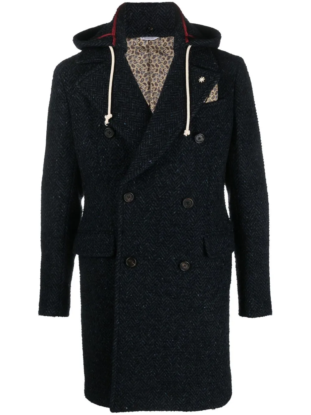 

Manuel Ritz double-breasted coat - Blue