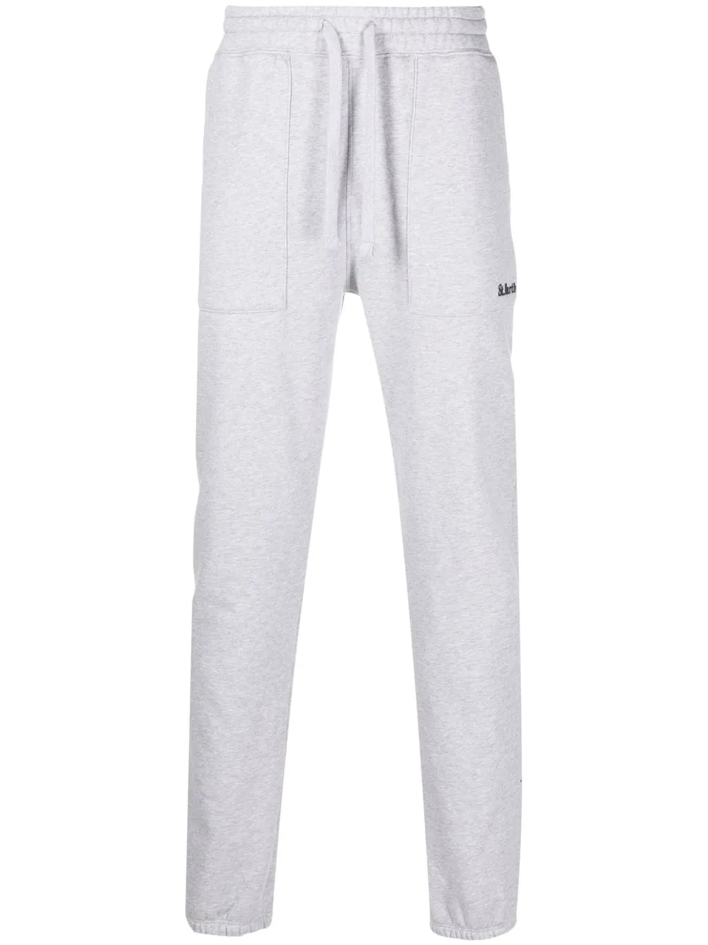 

MC2 Saint Barth logo-patch track pants - Grey