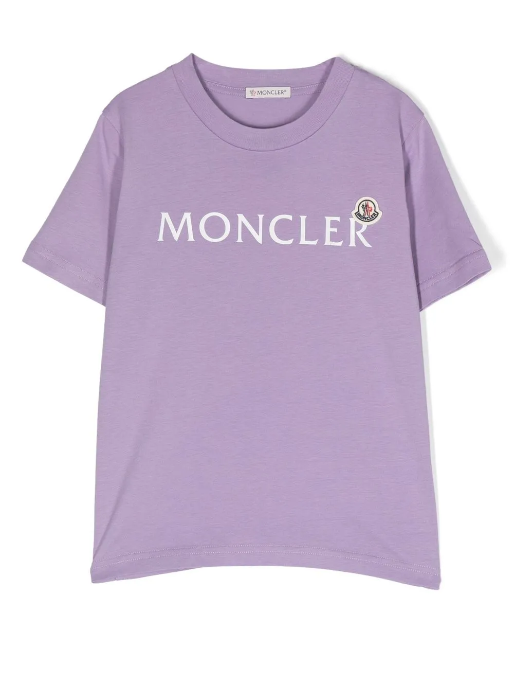

Moncler Enfant logo-print cotton T-shirt - Purple