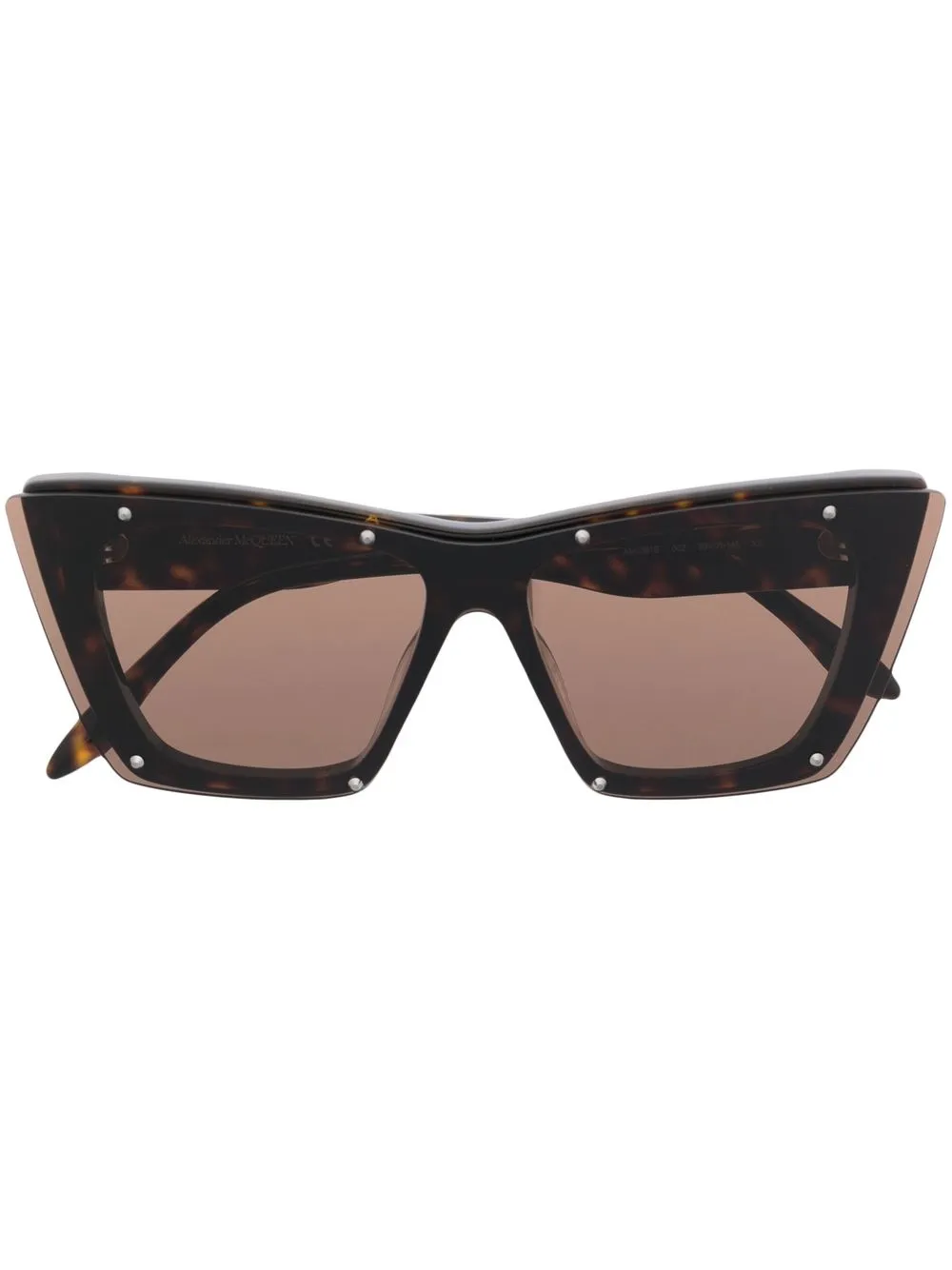 

Alexander McQueen Eyewear lentes de sol con armazón cat eye - Marrón