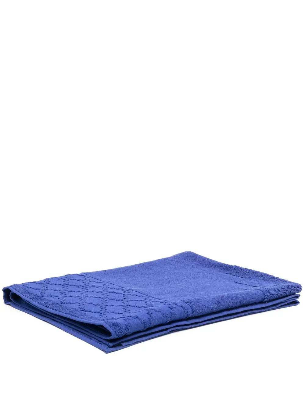 Marcelo Burlon County Of Milan Cotton Shower Towel In Blau