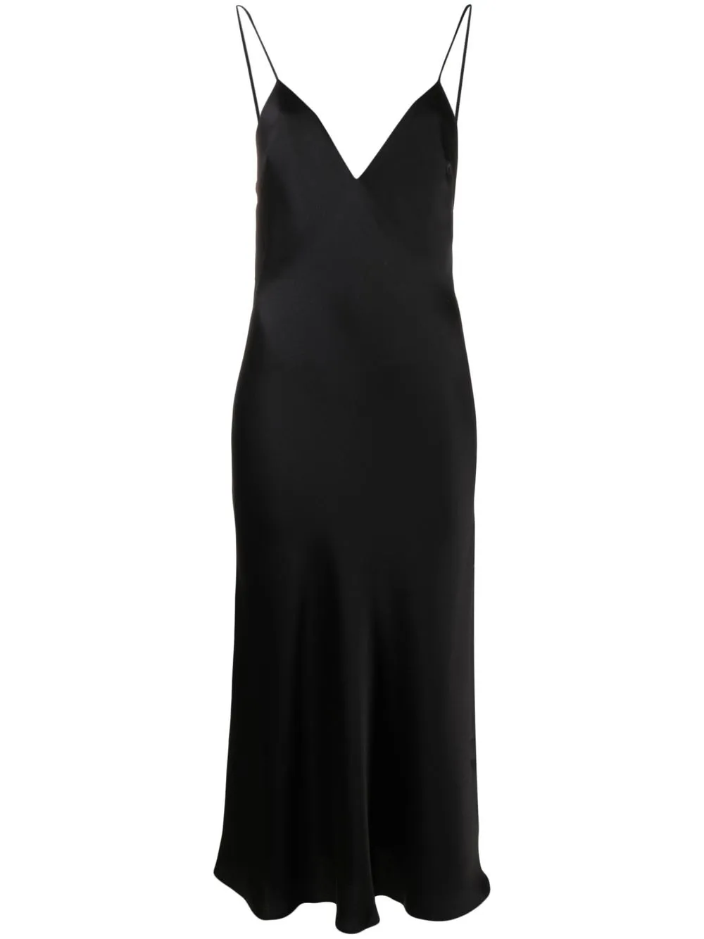

THE ANDAMANE Karina satin midi dress - Black