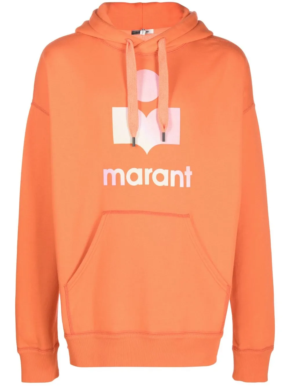 

Isabel Marant logo-print oversize hoodie - Orange