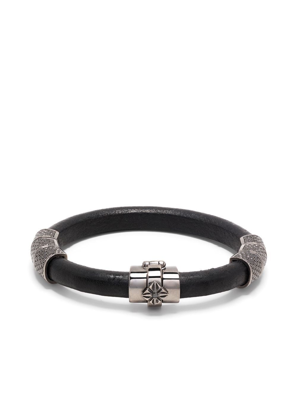 Shamballa Jewels Embellished-bead Detail Bracelet In Black