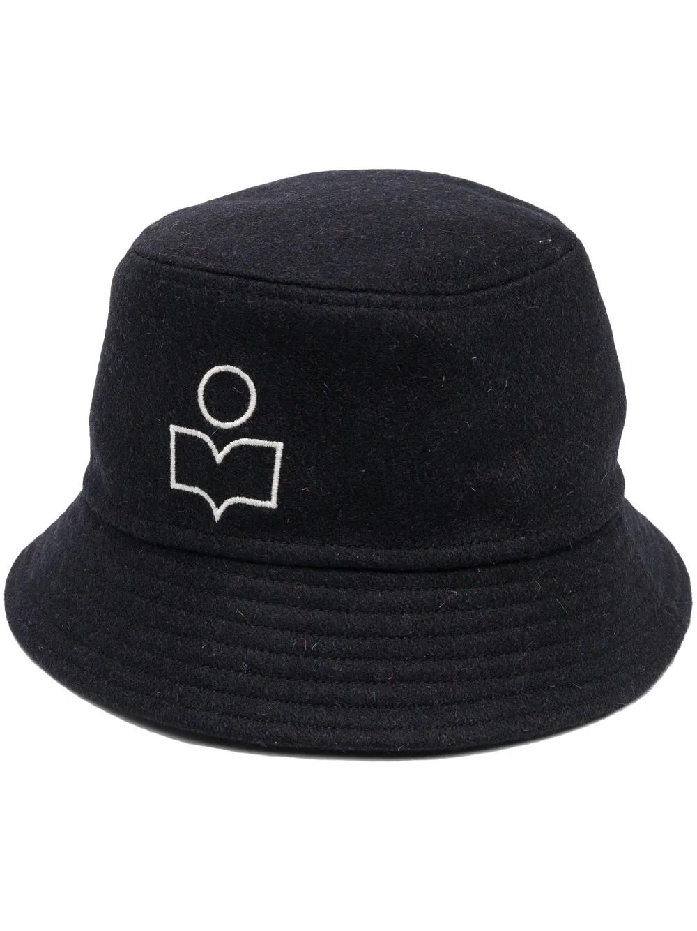 

Isabel Marant gorro con logo estampado - Azul