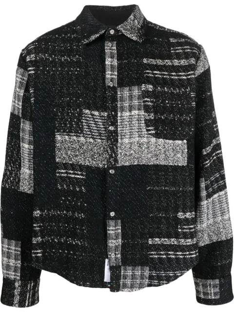 4SDESIGNS plaid-pattern shirt