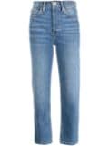 RE/DONE 70s Stove Pipe straight jeans - Blue