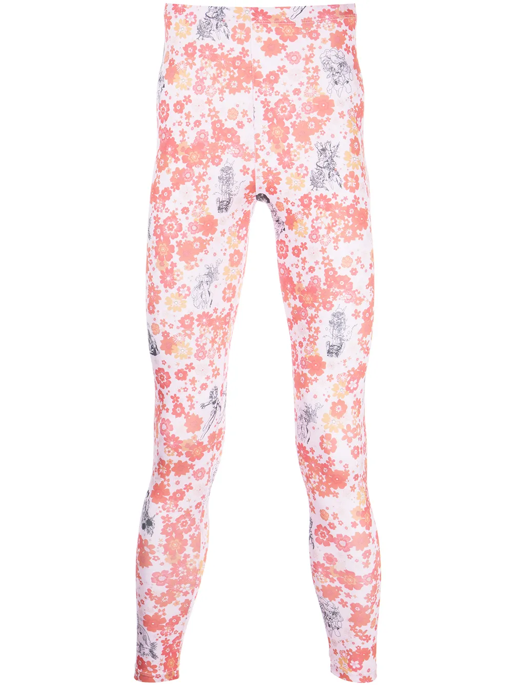 

Liberal Youth Ministry leggins con estampado gráfico - Rosado