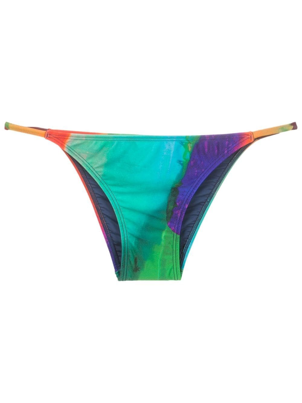 Lenny Niemeyer Itaqui-print Bikini Bottoms In Multicolour