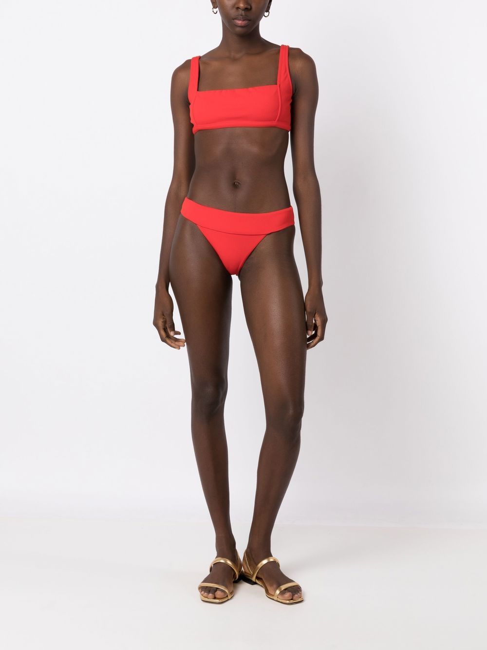 Lenny Niemeyer Low waist bikinislip - Rood