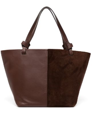 Staud Ida Tote Bag Mahogany