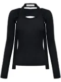 Dion Lee Modular open-back top - Black
