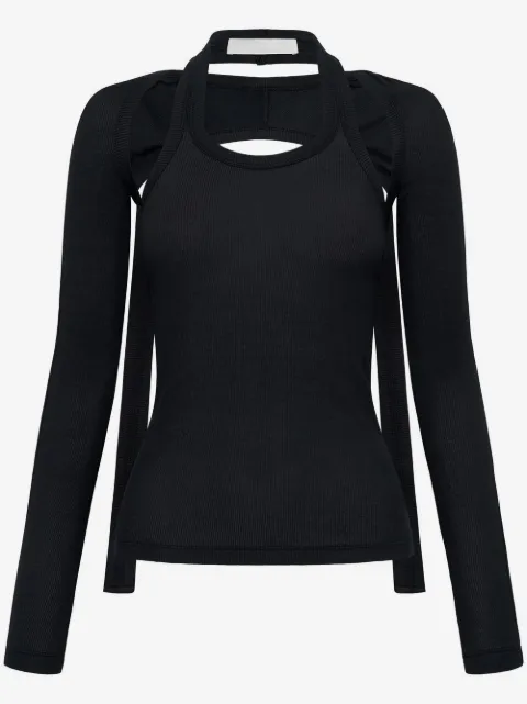 Dion Lee haut Modular à dos ouvert