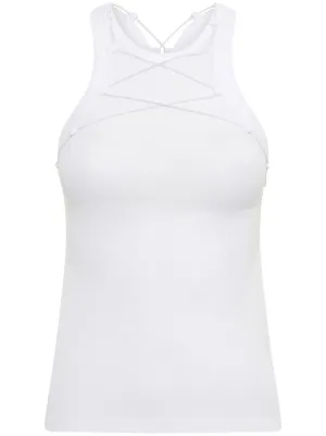Courrèges 90's リブ タンクトップ | ホワイト | FARFETCH JP