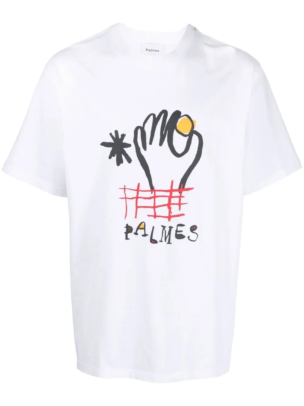 

Palmes playera con estampado gráfico - Blanco