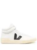 VEJA logo-patch high-top sneakers - White