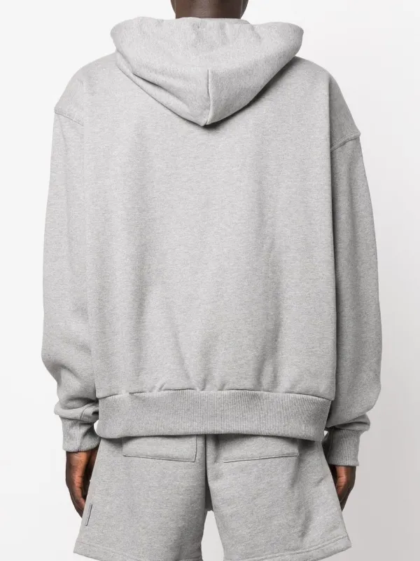 Adidas logo patch long sleeve Hoodie Farfetch
