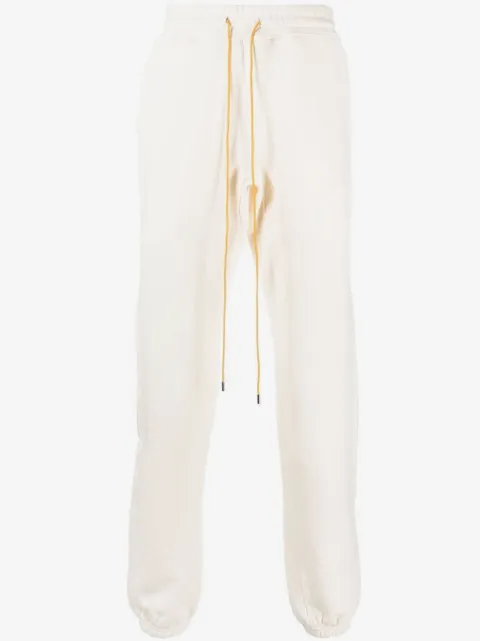 RHUDE cotton drawstring track-pants