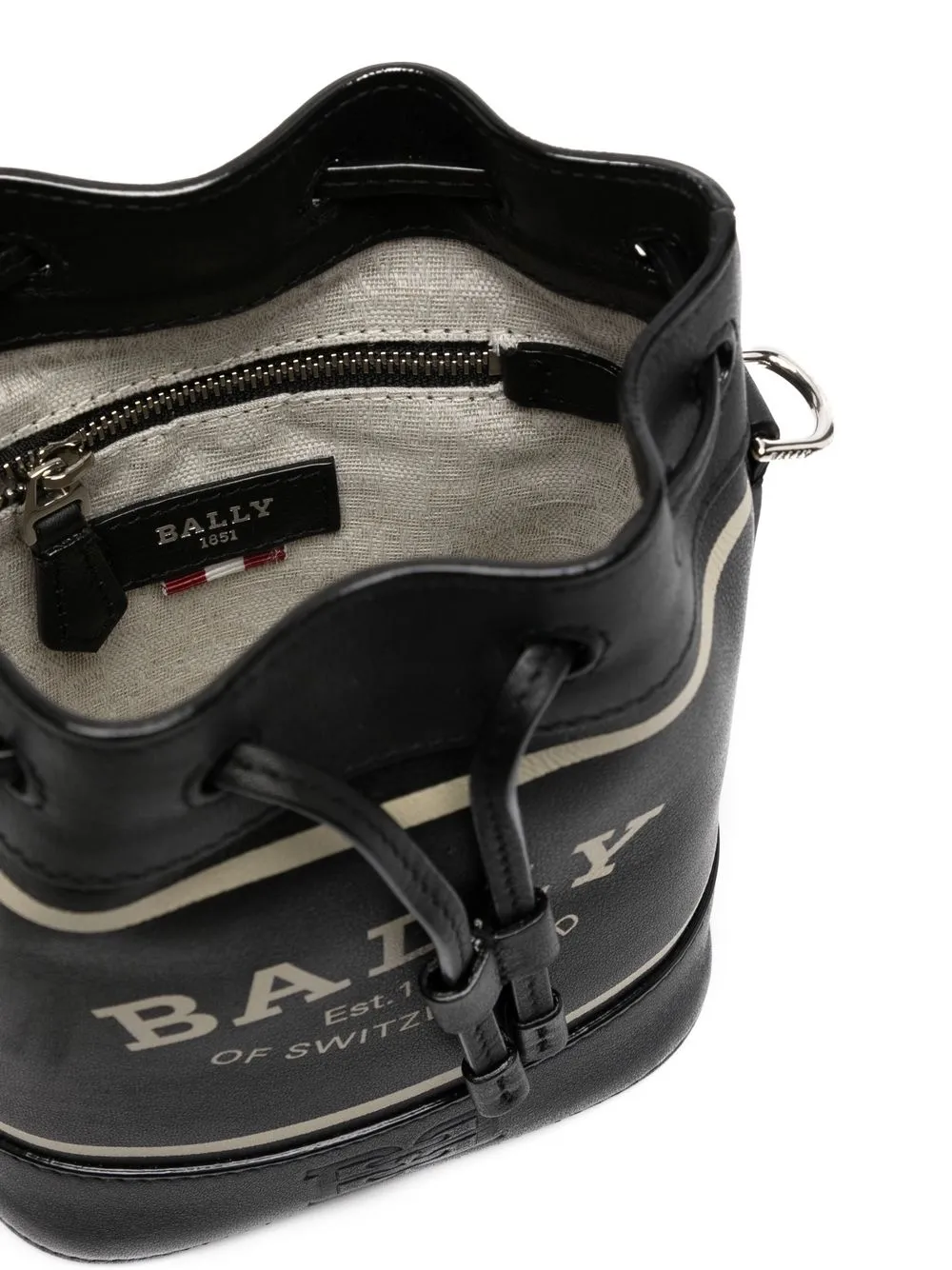 Bally logoprint Drawstring Bucket Bag Farfetch