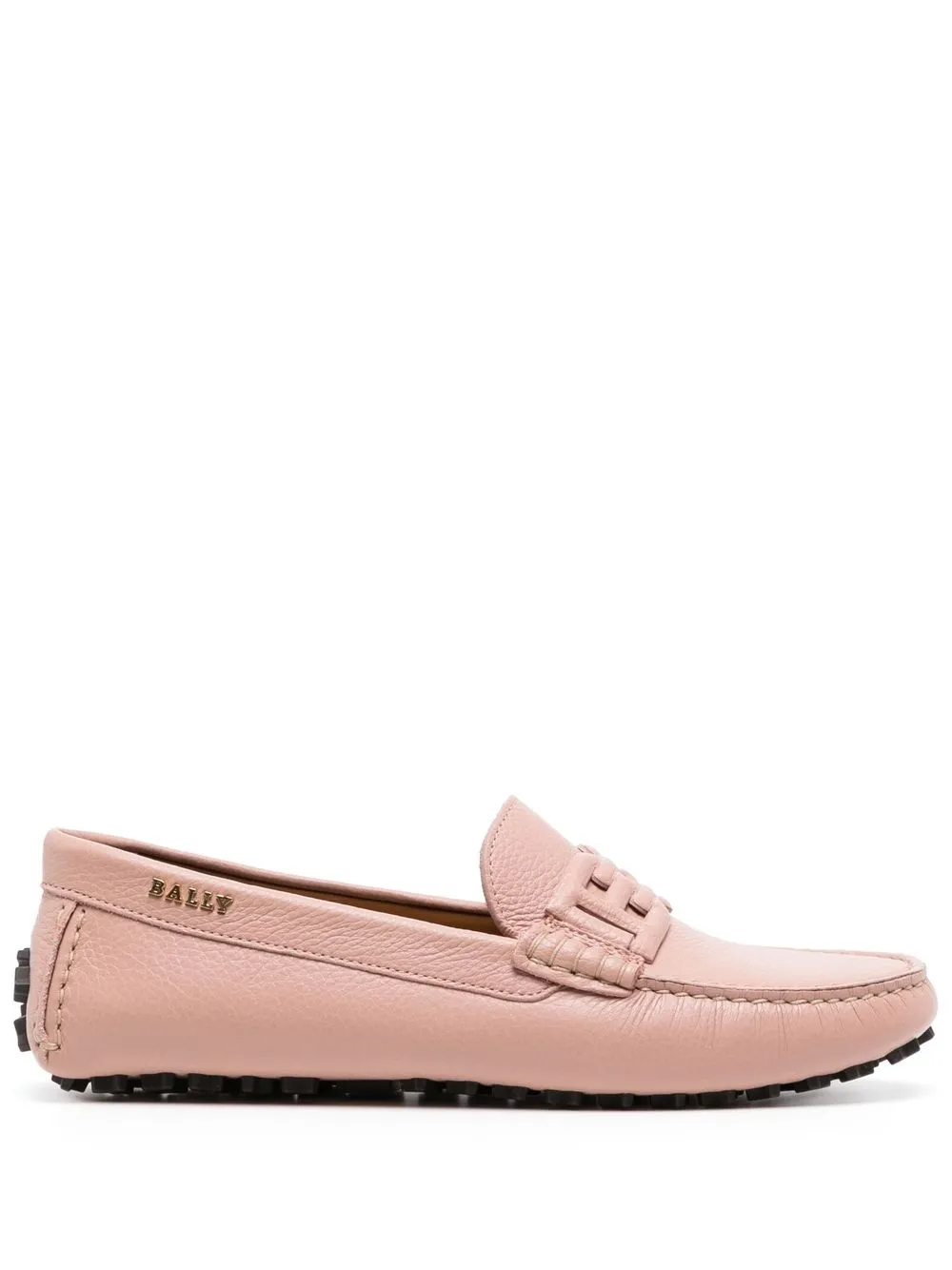 

Bally tonal leather loafers - Pink