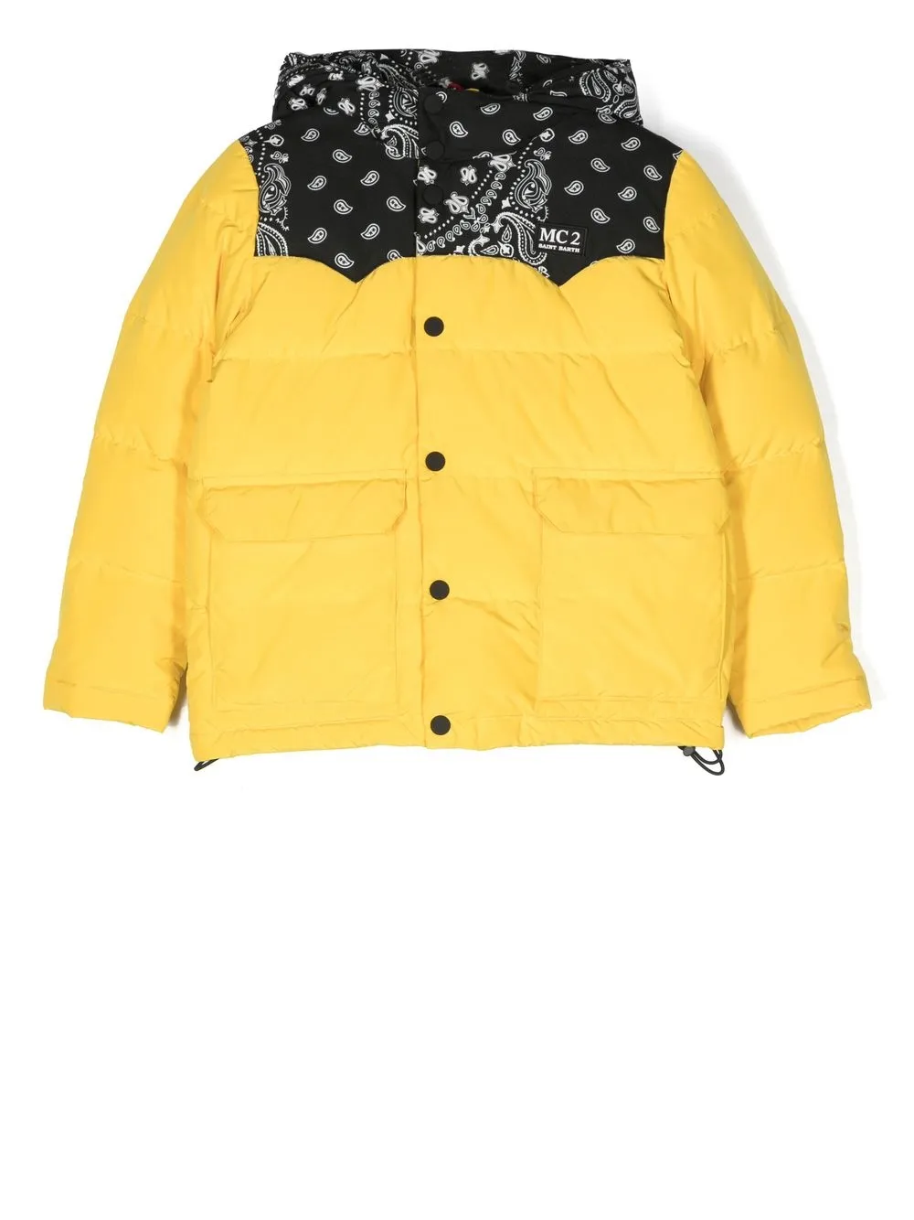 

MC2 Saint Barth Kids Baxter padded puffer jacket - Yellow