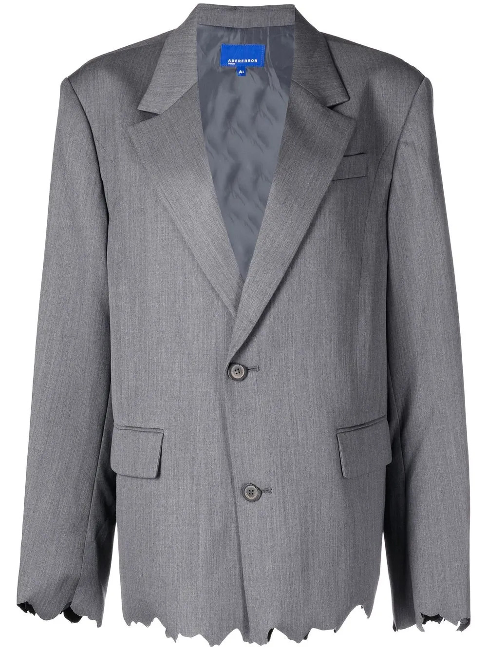 

Ader Error blazer oversize con efecto envejecido - Gris