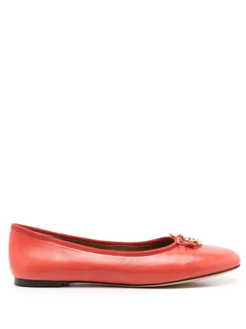 Tory Burch Sapatilha com placa de logo