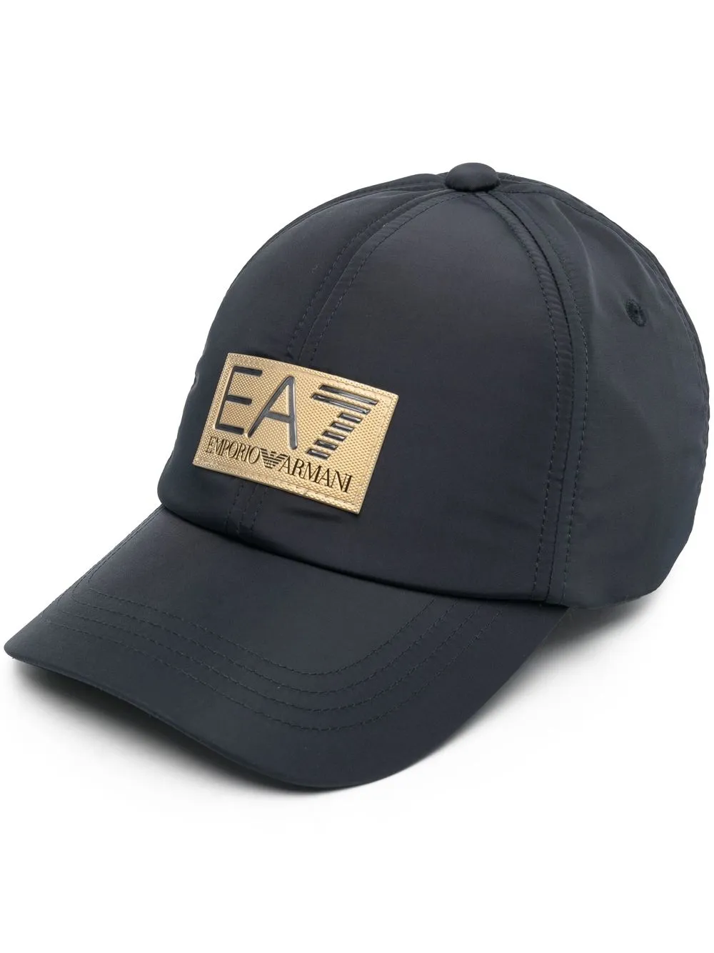 Ea7 Emporio Armani logo-patch baseball cap | Smart Closet