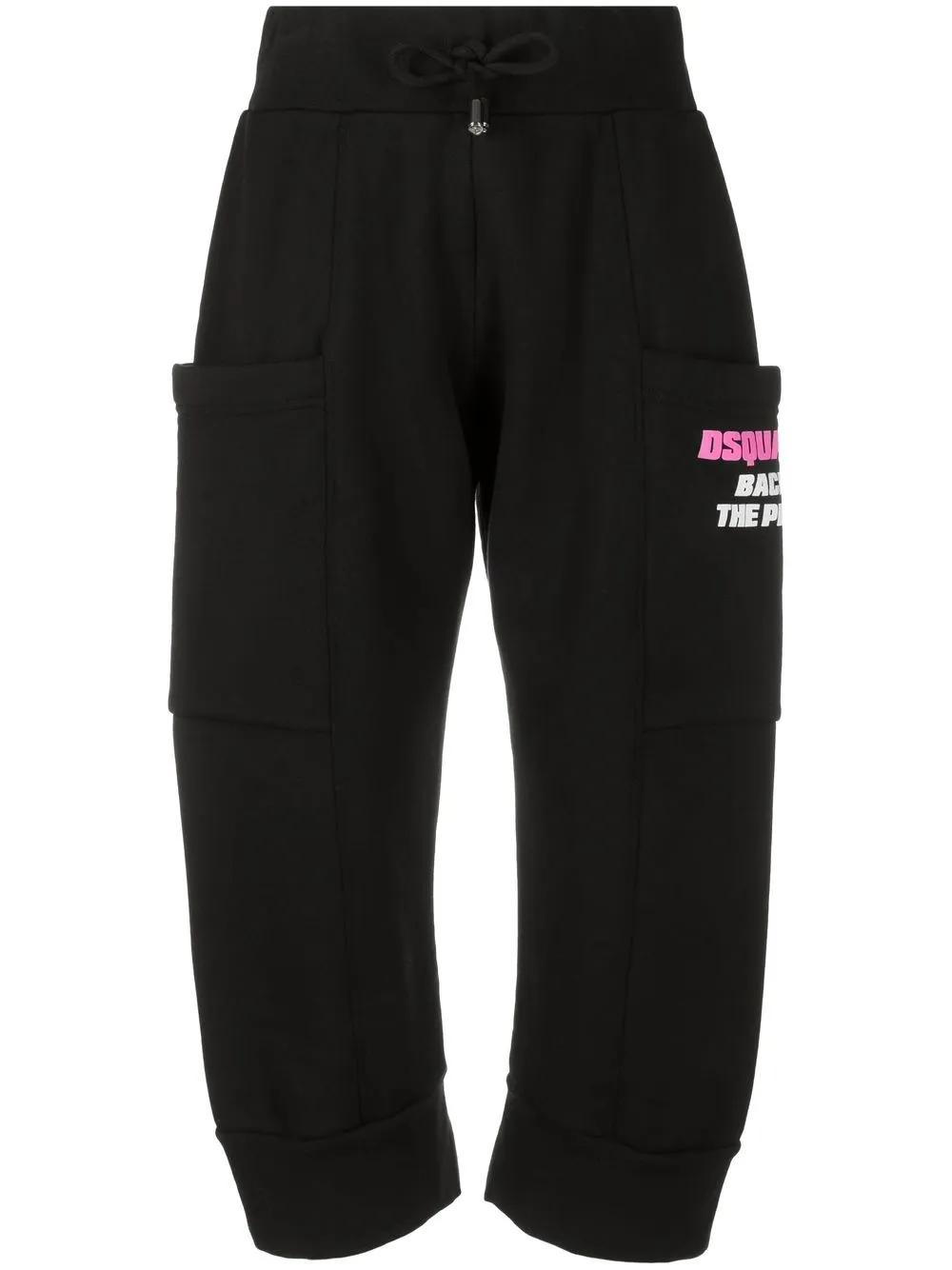 

Dsquared2 pants con logo estampado - Negro