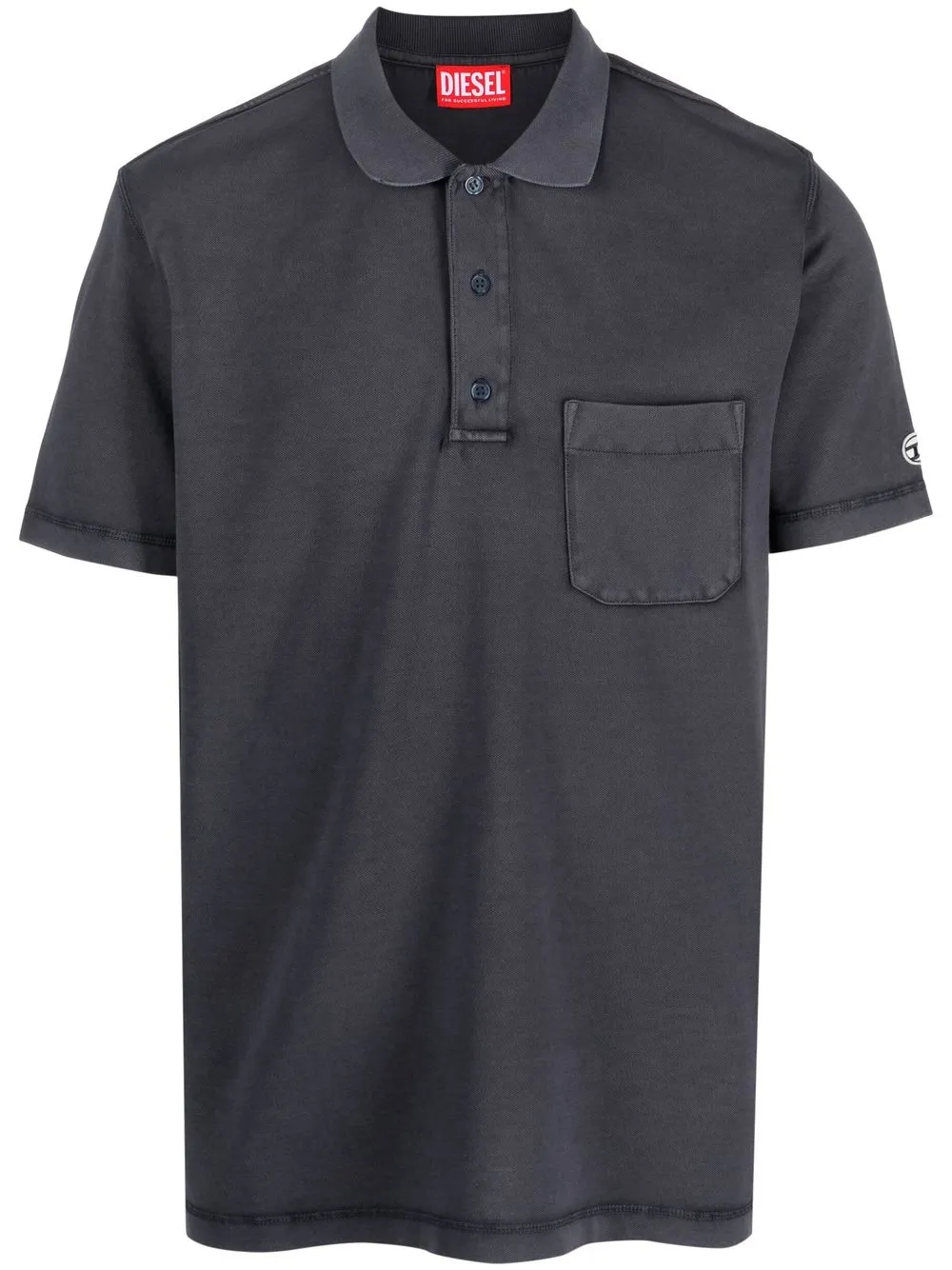 

Diesel pocket short-sleeved polo shirt - Blue