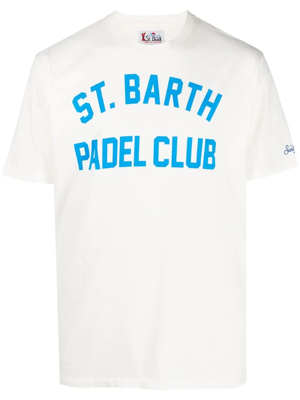 

MC2 Saint Barth playera manga corta con logo estampado - Blanco