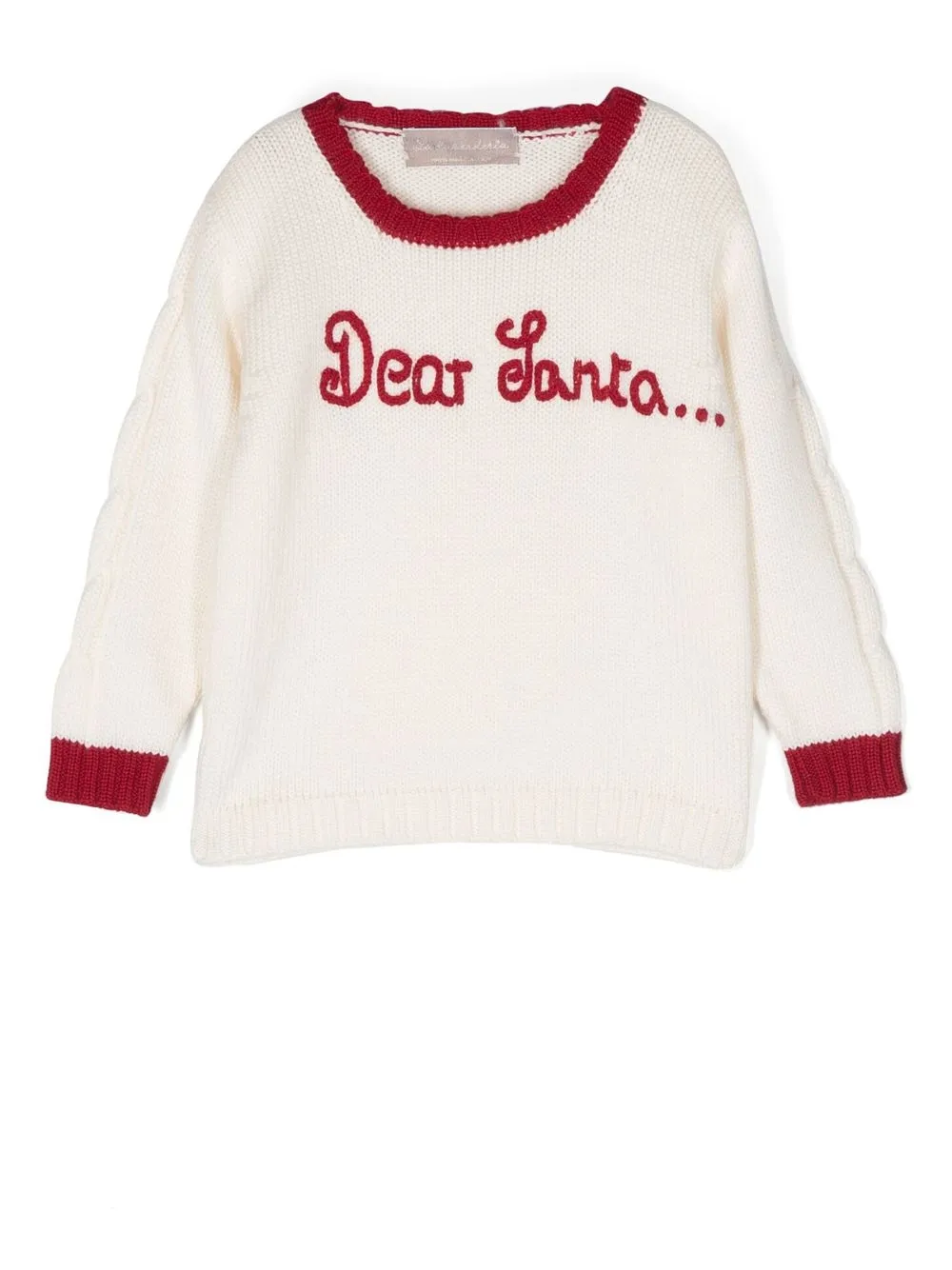 

La Stupenderia graphic-print jumper - Neutrals