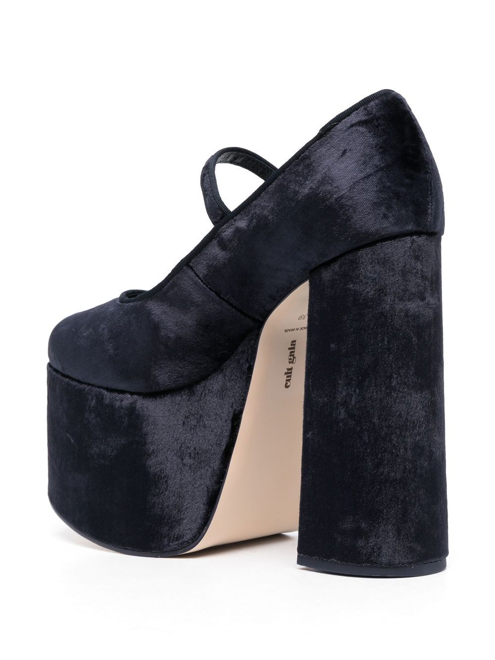 Cult Gaia Angelou 150mm platform pumps Blue