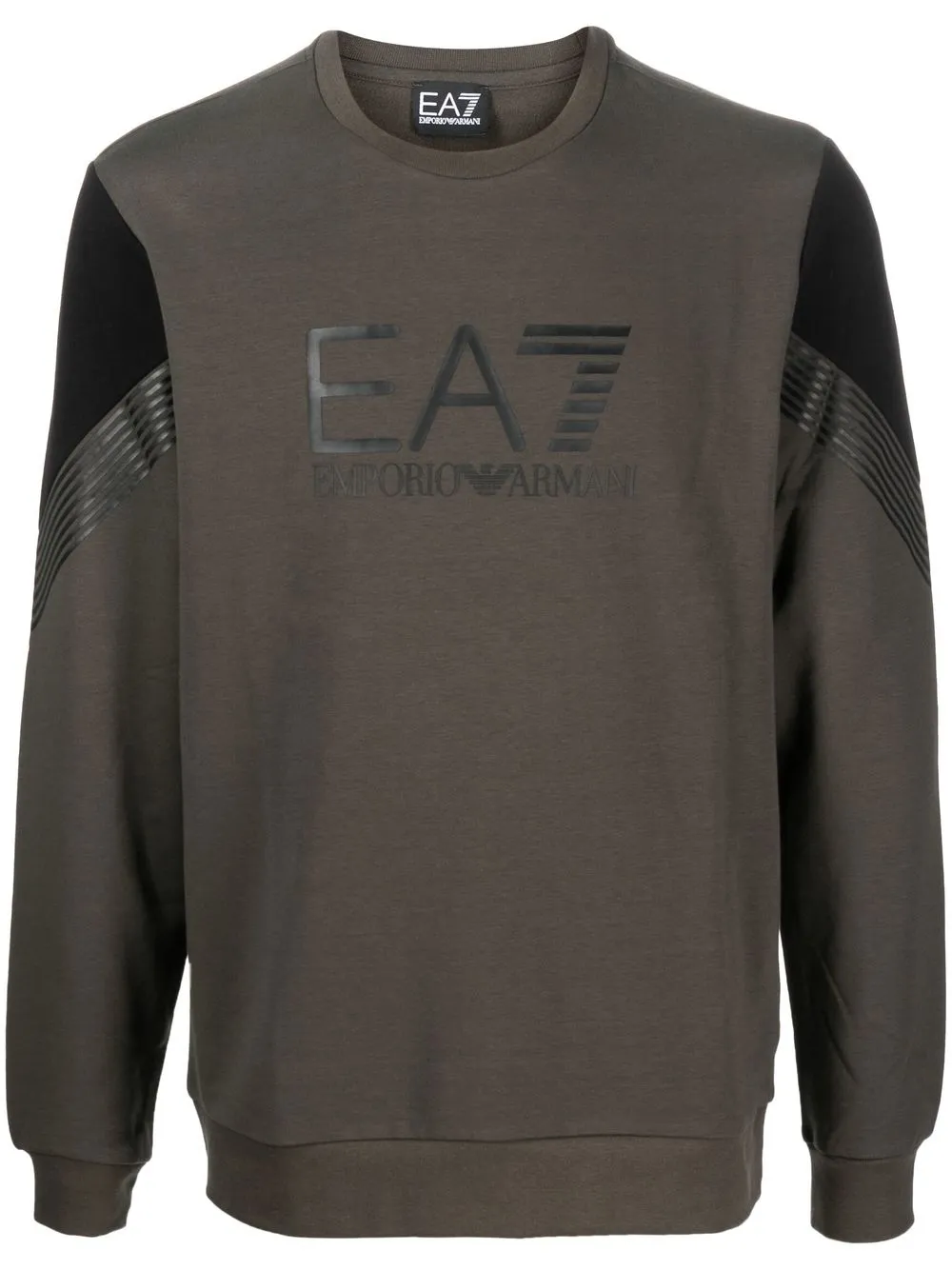 

Ea7 Emporio Armani sudadera con logo estampado - Verde