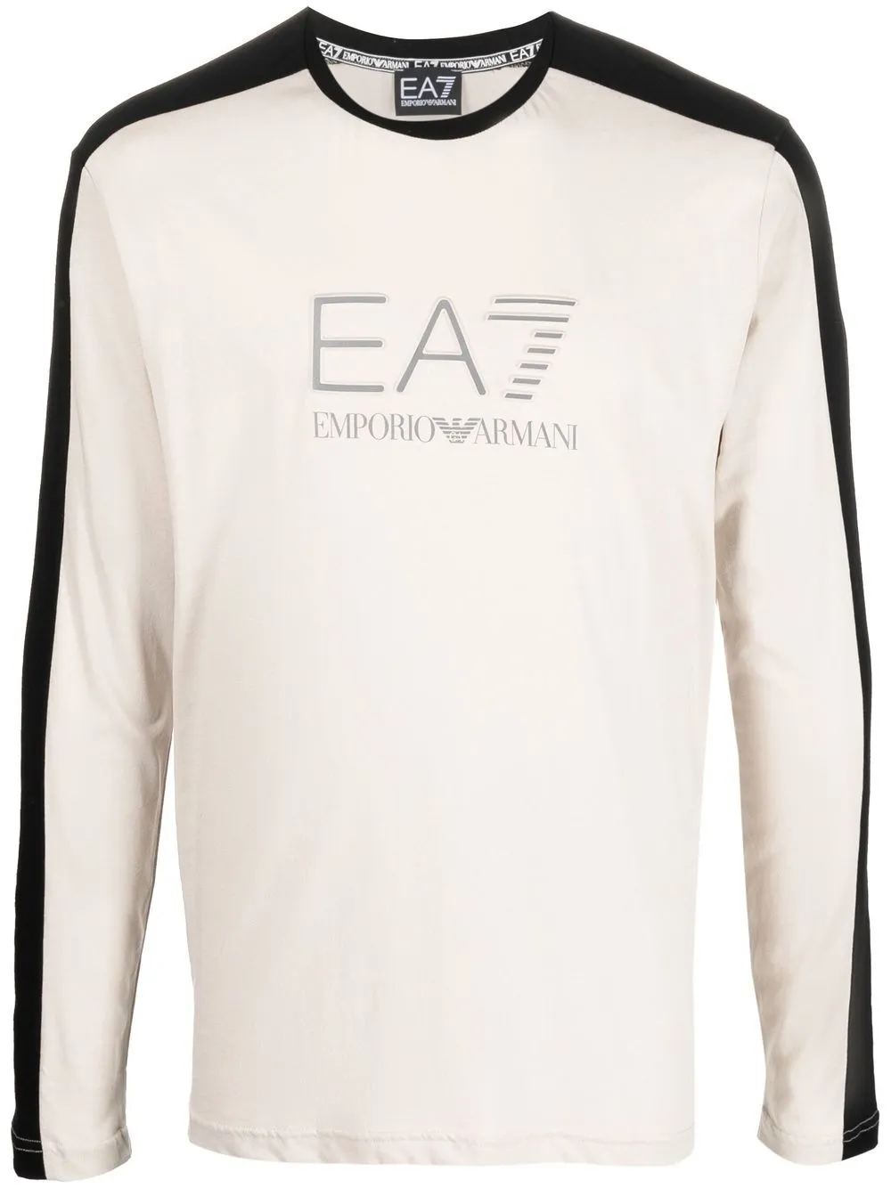 

Ea7 Emporio Armani playera manga larga - Neutro