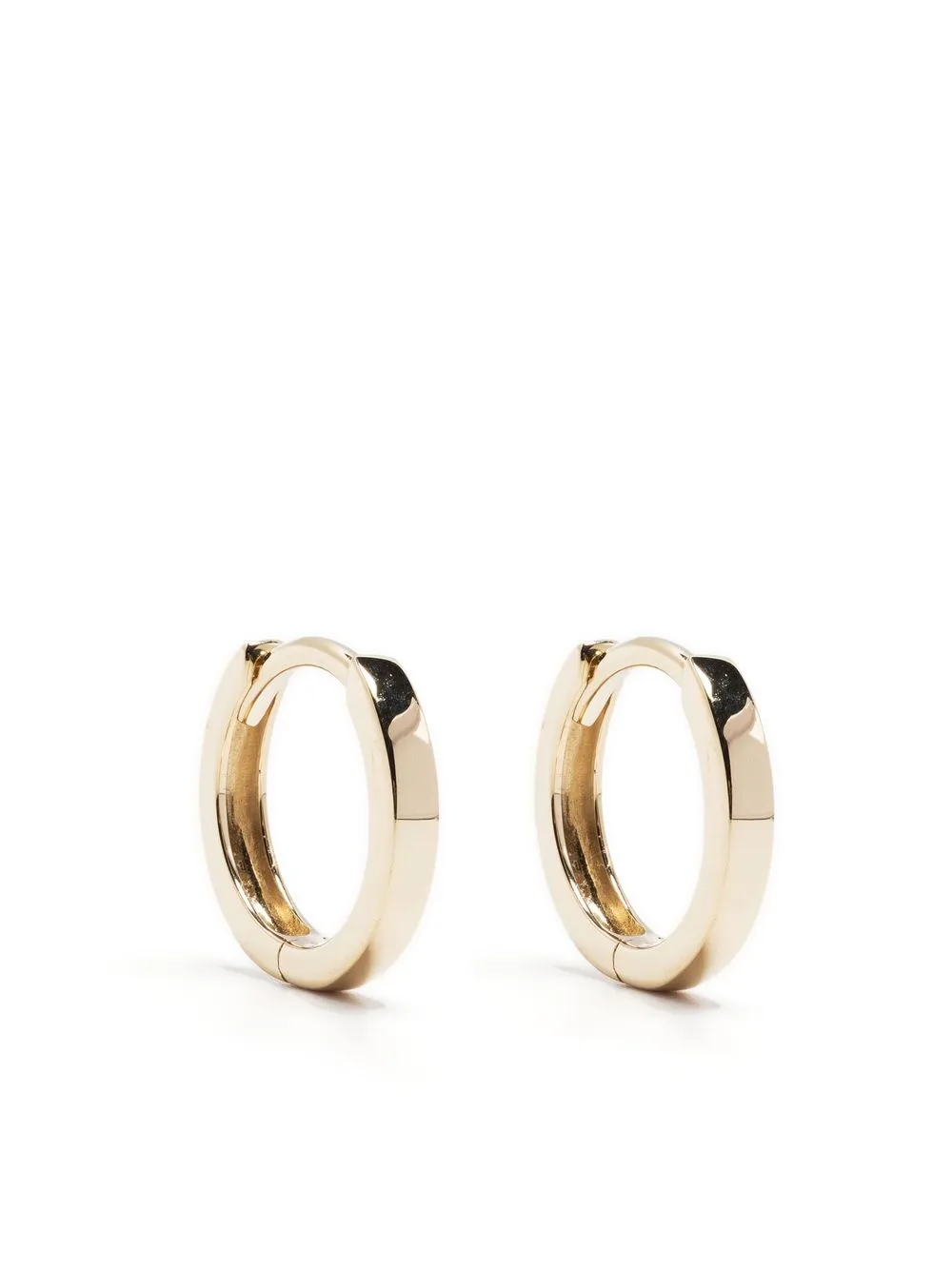 

HESTIA 14kt yellow gold Essential huggie hoop earrings