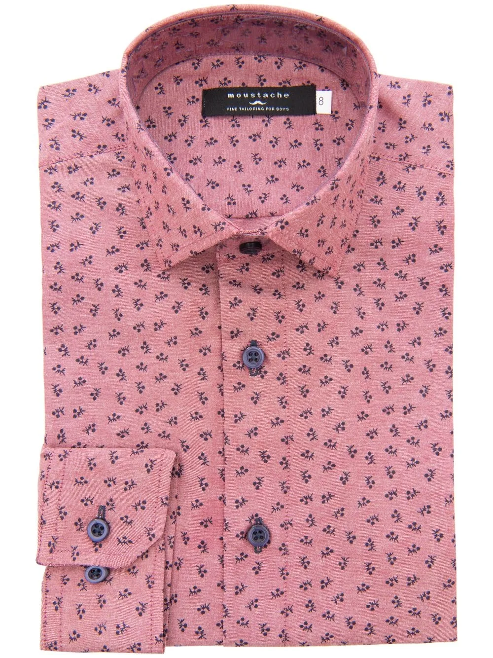  Moustache Dandelion-print Dress Shirt - Red 