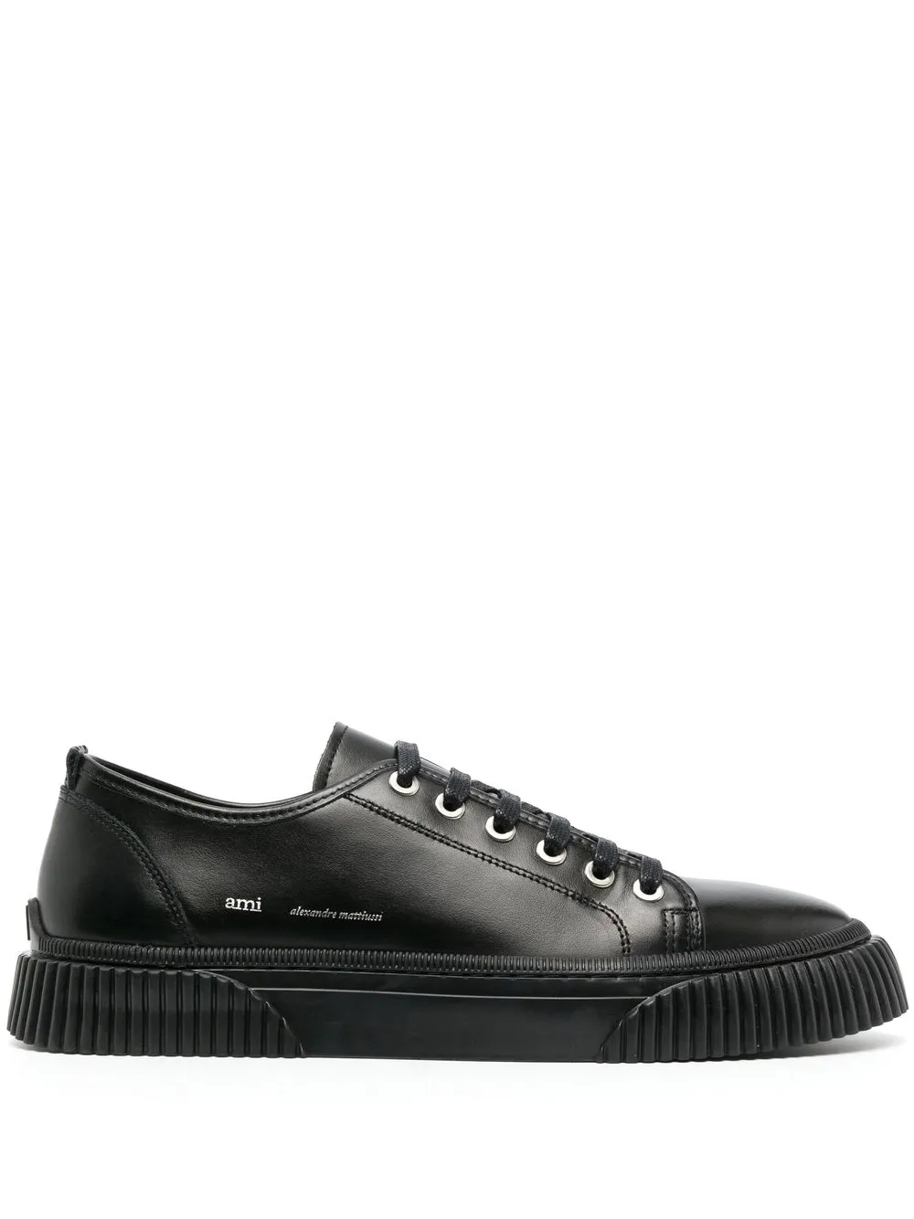 

AMI Paris low-top leather sneakers - Black