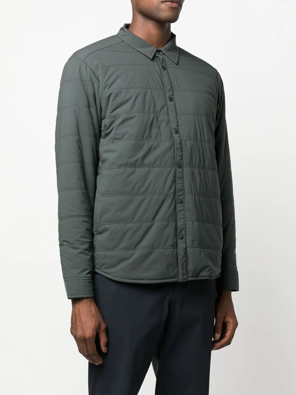 Snow Peak Padded Longsleeve Shirt In Grün ModeSens