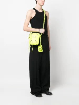 BALENCIAGA EXPLORER フラップ メッセンジャーバッグ ナイロン Men's Explorer Flap Messenger Bag Small in Black | Balenciaga US