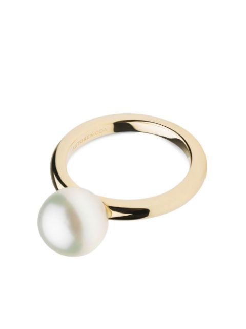 AUTORE MODA 10kt yellow gold Gigi pearl ring