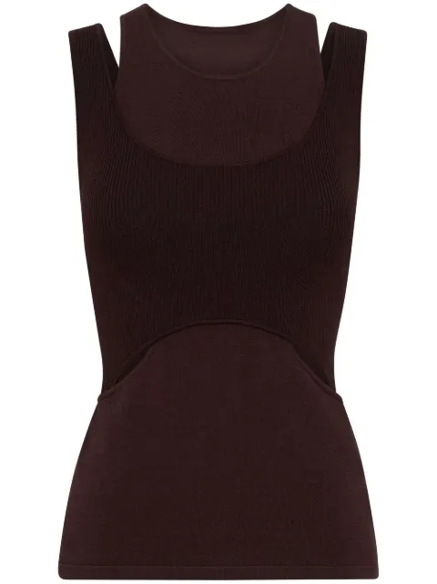 Dion Lee Interlink cut-out tank top