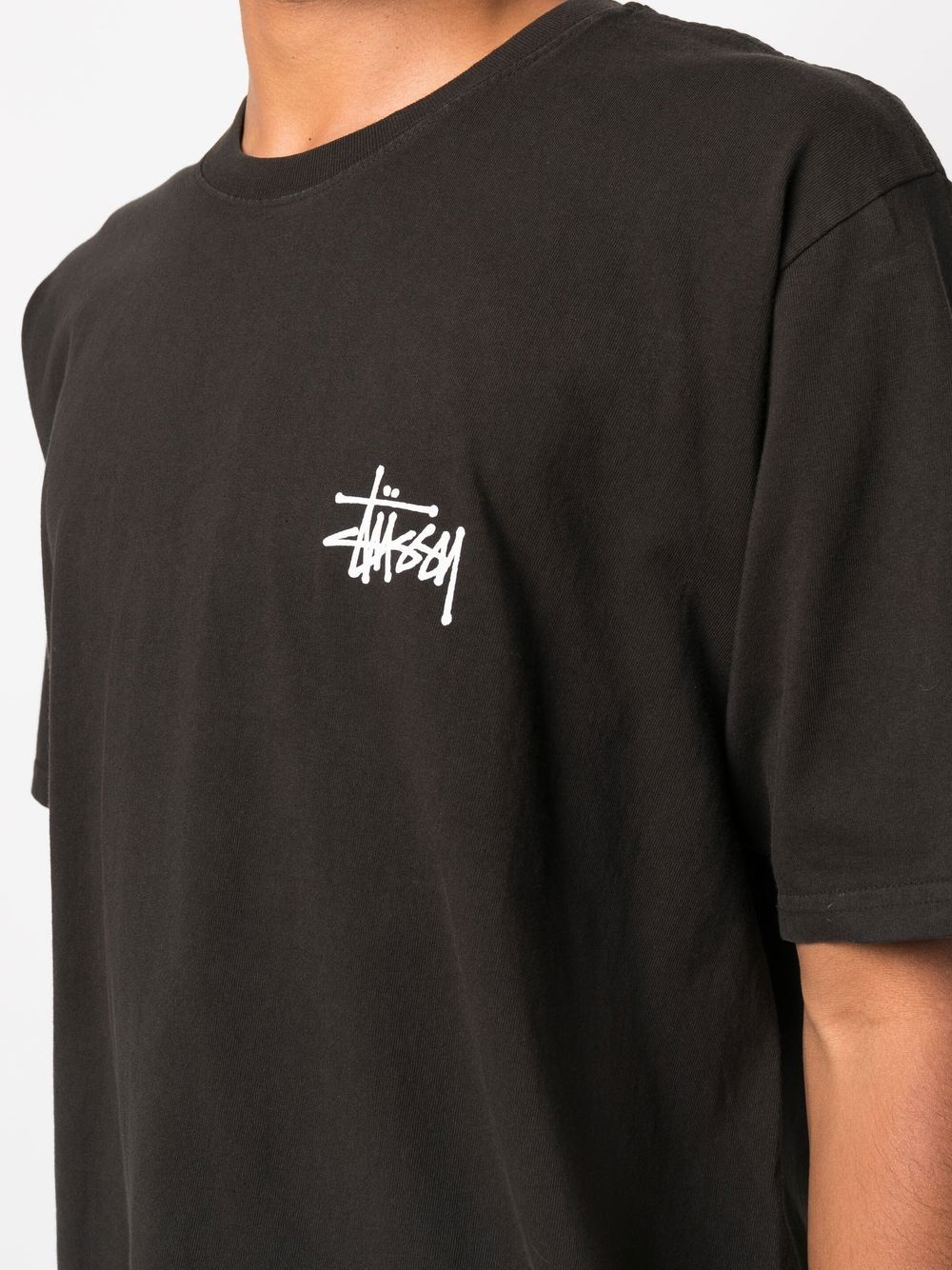 Stüssy logo-print T-shirt - Farfetch