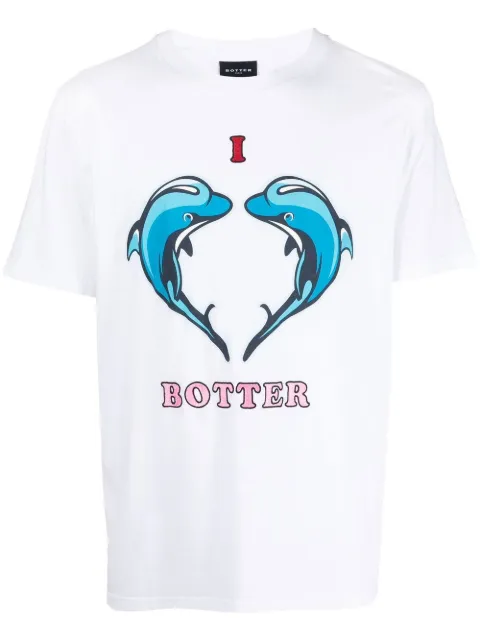Botter t-shirt en coton biologique à logo imprimé