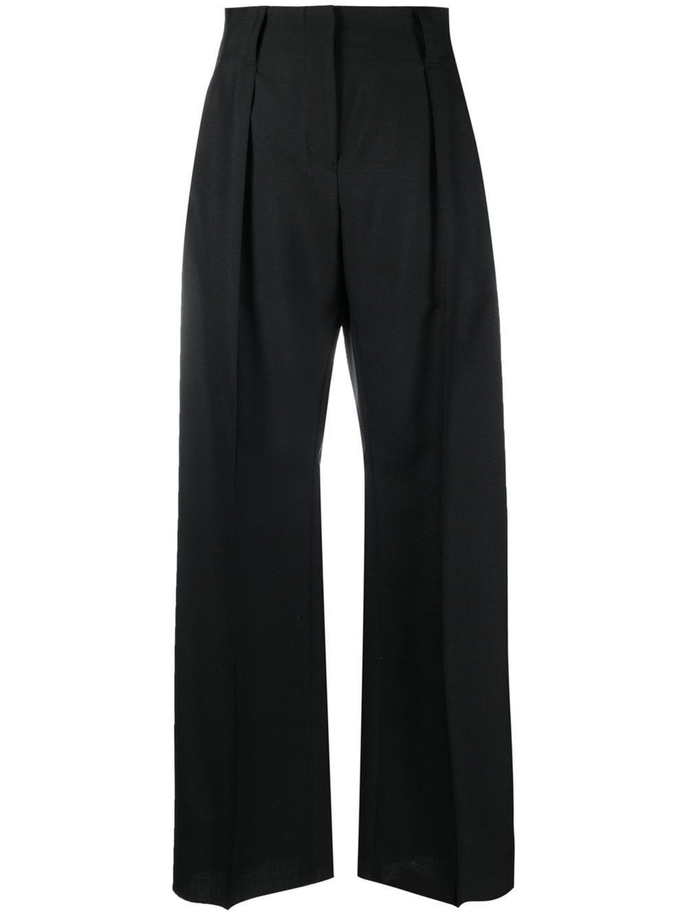 high-waisted wide-leg trousers | Salvatore Ferragamo | Eraldo.com