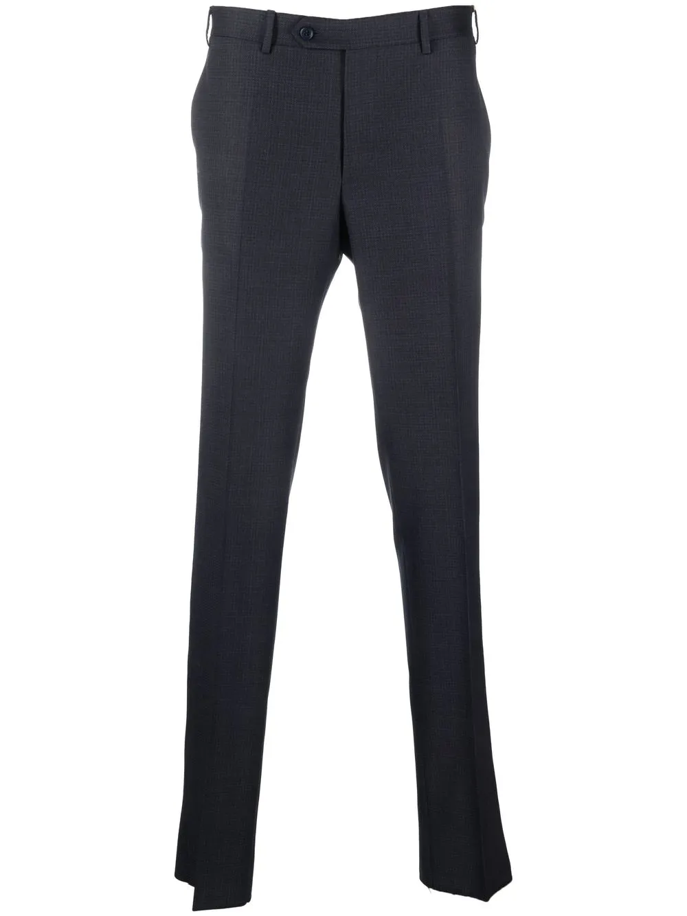 

Canali check tapered trousers - Blue